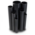 مواسير UPVC ضغط 16 بار قطر خارجي 40 مم سمك 3 مم لون أسود