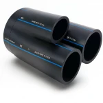 أنابيب HDPE السعودي PE 100 ضغط 6 بار قطر خارجي 110 مم سمك 4.2 مم لون اسود