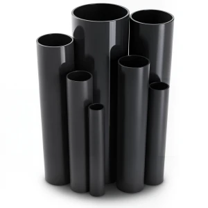 مواسير UPVC ضغط 10 بار قطر خارجي 25 مم سمك 1.5 مم لون أسود