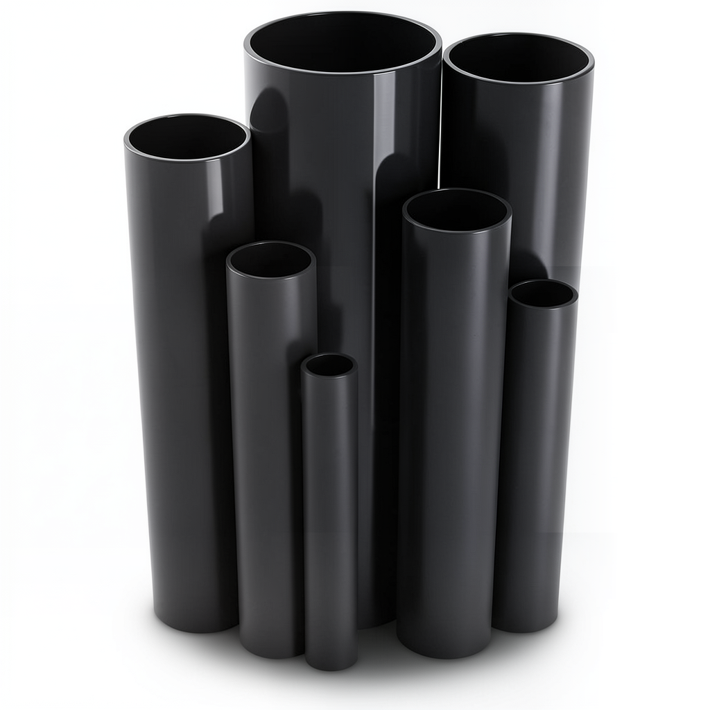 UPVC Pipes Pressure 10 Bar Outside Diameter 25 mm Thickness 1.5 mm Black