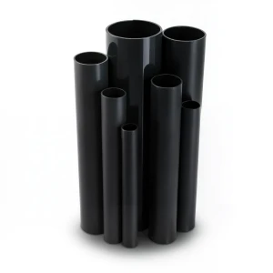 مواسير UPVC ضغط اسمي 10 بار قطر خارجي 32 مم سمك 1.8 مم لون أسود