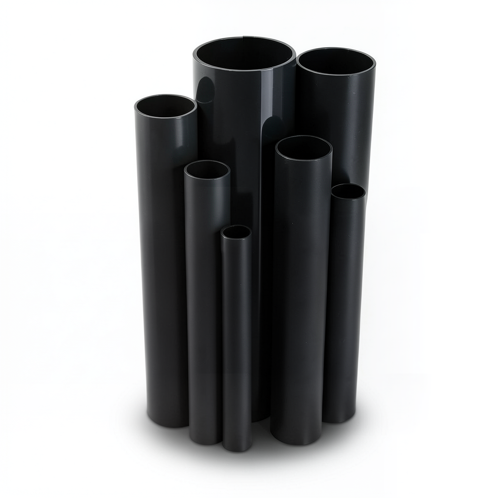 UPVC Pipes Nominal Pressure 10 Bar Outside Diameter 32 mm Thickness 1.8 mm Black