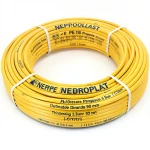 أنابيب HDPE PE 100 ضغط 6 بار قطر خارجي 90 مم سمك 3.3 مم لون أصفر | نيبروبلاست