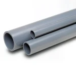 UPVC Pipes 400 mm Outside Diameter 9.8 mm Thickness Gray