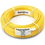 Neproplast HDPE Pipes PE 100 Pressure 6 Bar Outside Diameter 125 mm Thickness 4.5 mm Yellow | NEPROPLAST