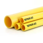 HDPE Pipes PE 100 Pressure 6 Bar Outside Diameter 140 mm Thickness 5.1 mm Yellow | NEPROPLAST