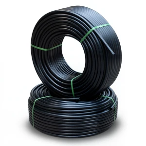 أنابيب HDPE ضغط 12.2 كجم قوة / سم² مقاس ½ 1 إنش سمك 5.3 مم أسود