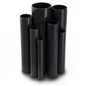 مواسير UPVC ضغط 6 بار قطر خارجي 63 مم سمك 1.9 مم لون أسود