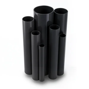 مواسير UPVC ضغط اسمي 16 بار قطر خارجي 16 مم سمك 1.2 مم لون أسود