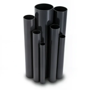مواسير UPVC ضغط اسمي 16 بار قطر خارجي 20 مم سمك 1.5 مم لون أسود