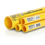 HDPE Pipes PE 100 Pressure 6 Bar Outside Diameter 180 mm Thickness 6.6 mm Yellow | NEPROPLAST