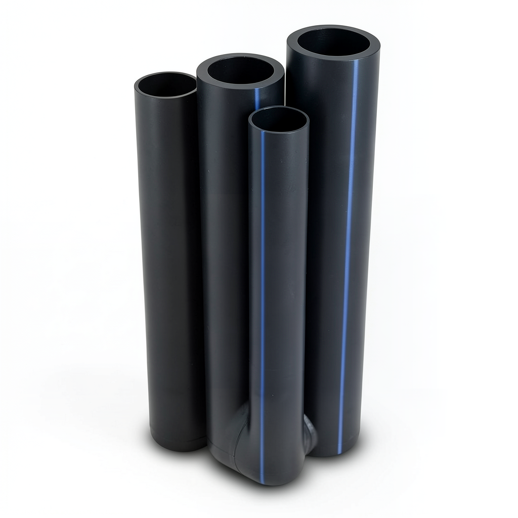 مواسير HDPE الراجحي قطر خارجي 56 مم سمك 3 مم لون أسود