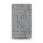 Patterned Wallpaper, Length 10 m, Gray Color, Model Z80034