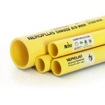 HDPE Pipes PE 100 Pressure 6 Bar Outside Diameter 160 mm Thickness 5.8 mm Yellow | NEPROPLAST