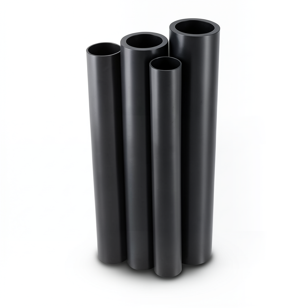 Al-Rajhi HDPE Pipes Outside Diameter 80 mm Thickness 3 mm Black