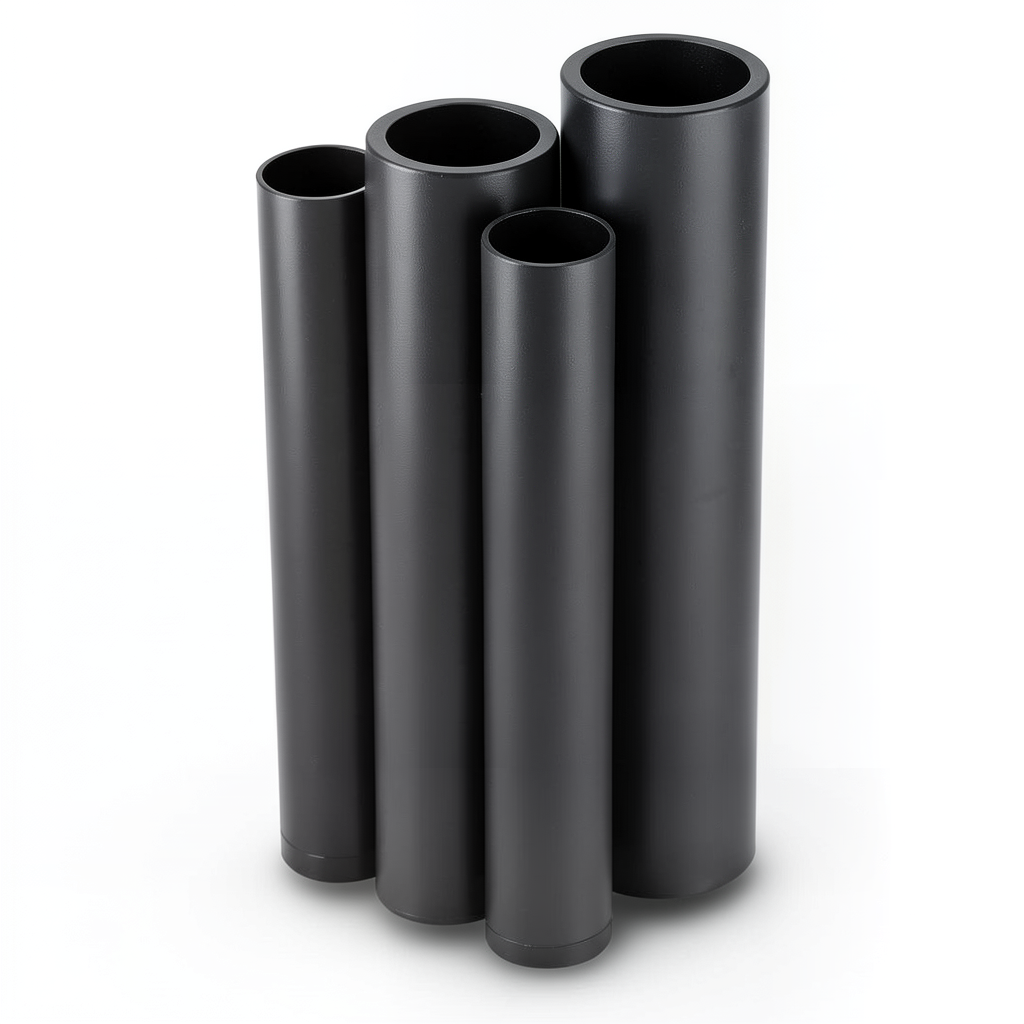 HDPE Pipes Outside Diameter 100 mm Thickness 3.2 mm Black