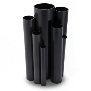 مواسير UPVC ضغط 16 بار قطر خارجي 63 مم سمك 4.7 مم لون أسود