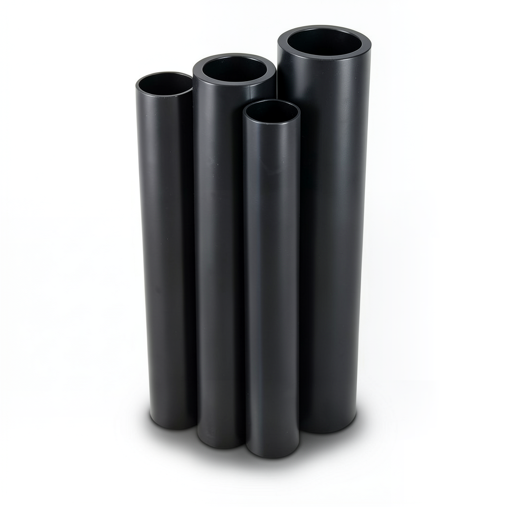 Al-Rajhi HDPE Pipes Outside Diameter 110 mm Thickness 3.4 mm Black