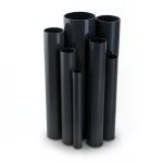 مواسير UPVC ضغط 10 بار قطر خارجي 25 مم سمك 1.5 مم لون أسود