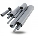 UPVC Pipes brand Al-Rajhi  Weight 1.481 kg / meter  Outside Diameter 125 mm Thickness 2.5 mm Gray 