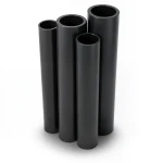 مواسير HDPE قطر خارجي 250 مم سمك 7.7 مم لون أسود