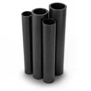 مواسير HDPE قطر خارجي 250 مم سمك 7.7 مم لون أسود