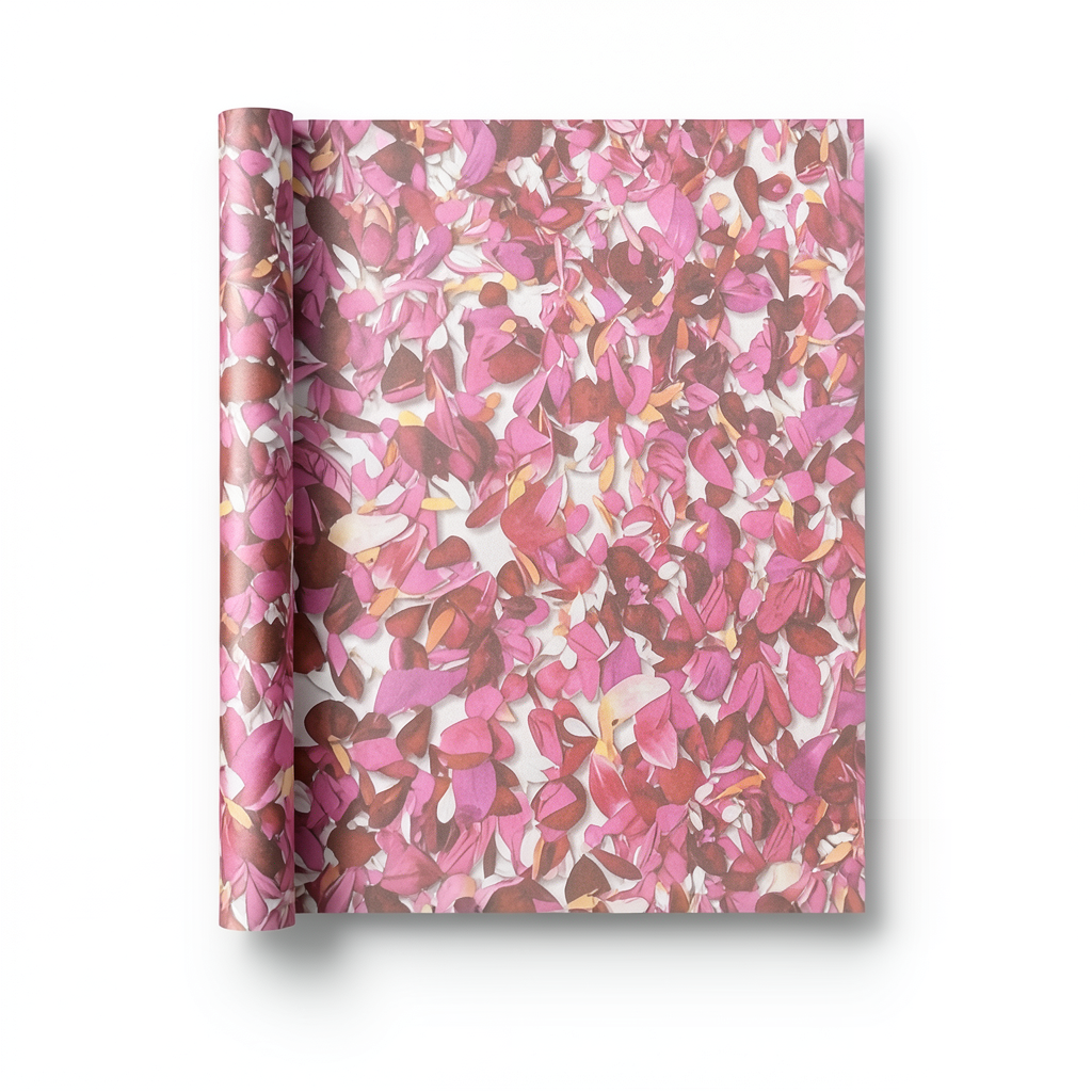 Floral Wallpaper 10m x 0.53m Pink, Model 476002