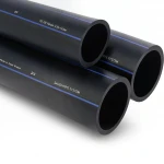 أنابيب HDPE السعودي  PE 100 ضغط 10 بار قطر خارجي 160 مم سمك 9.5 مم لون اسود