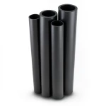 أنابيب HDPE قطر خارجي 100 مم سمك 3.2 مم لون أسود