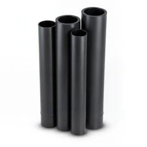 HDPE Pipes Outside Diameter 200 mm Thickness 6.2 mm Black