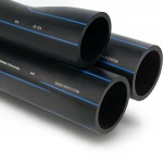 أنابيب HDPE السعودي PE 100 ضغط 16 بار قطر خارجي 180 مم سمك 16.4 مم لون اسود