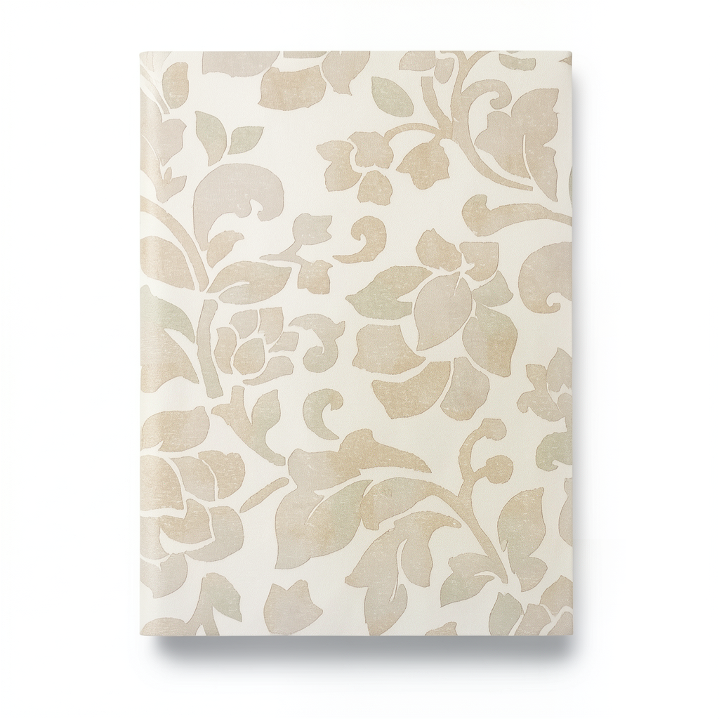 Italian Wall Covering 10m x 0.53m Beige, Model 6213