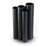 مواسير HDPE قطر خارجي 250 مم سمك 7.7 مم لون أسود