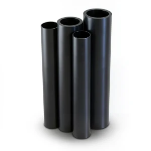 HDPE Pipes Outside Diameter 250 mm Thickness 7.7 mm Black
