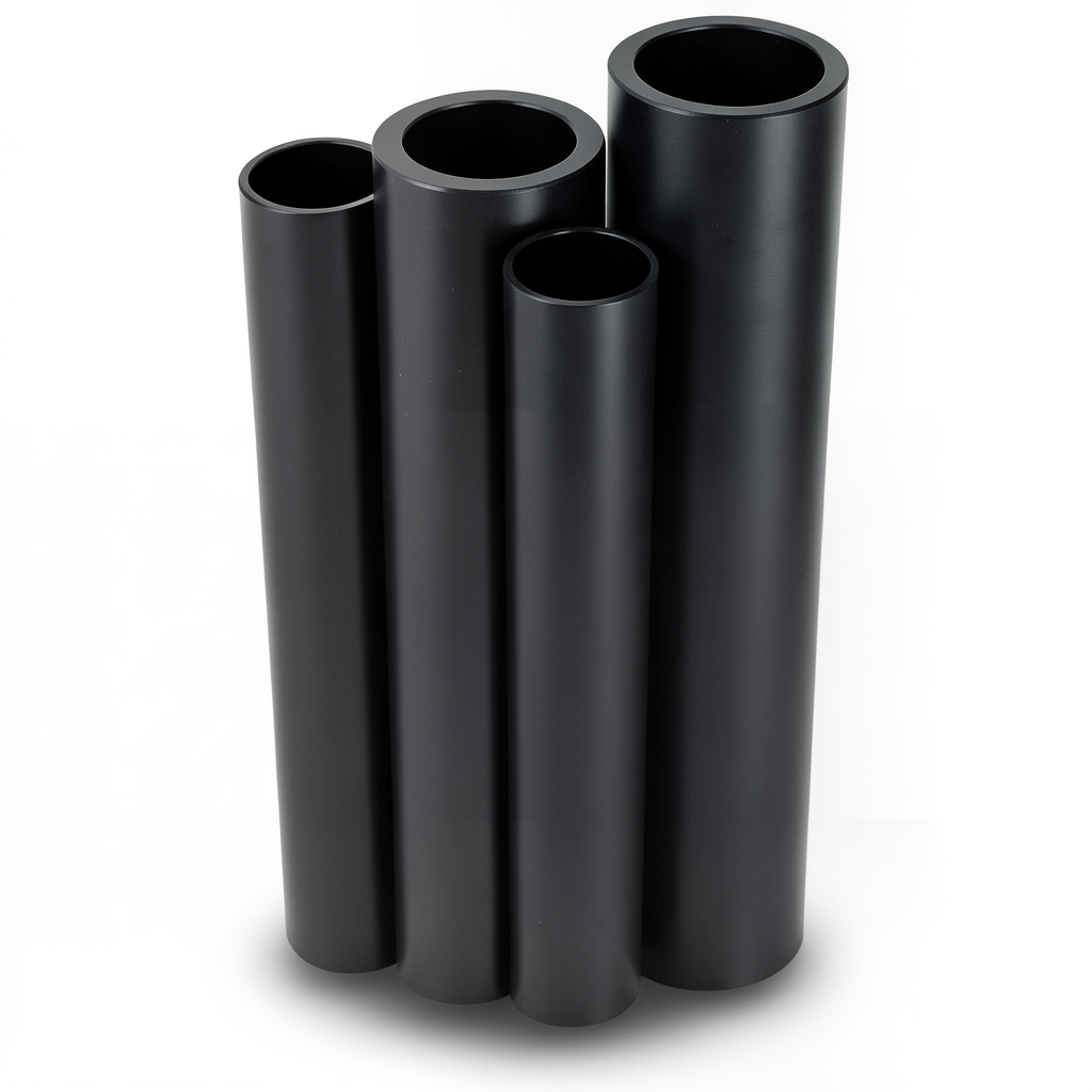 Al-Rajhi HDPE Pipes Outside Diameter 315 mm Thickness 9.7 mm Black