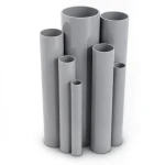 UPVC Pipes Nominal Pressure 15 Bar Outside Diameter 75 mm Thickness 4.8 mm Gray