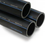 SPS HDPE Pipes  PE 100 Pressure 16 Bar Outside Diameter 250 mm Thickness 22.7 mm Color Black