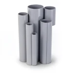 UPVC Pipes Outside Diameter 400 mm Thickness 11.7 mm Gray
