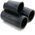 SPS HDPE Pipes  PE 100 Pressure 6 Bar Outside Diameter 160 mm Thickness 6.2 mm Color Black