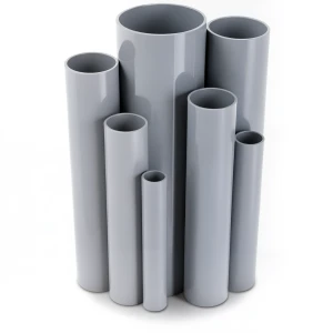 UPVC Pipes Nominal Pressure 6 Bar Outside Diameter 89.1 mm Thickness 3.3 mm Gray