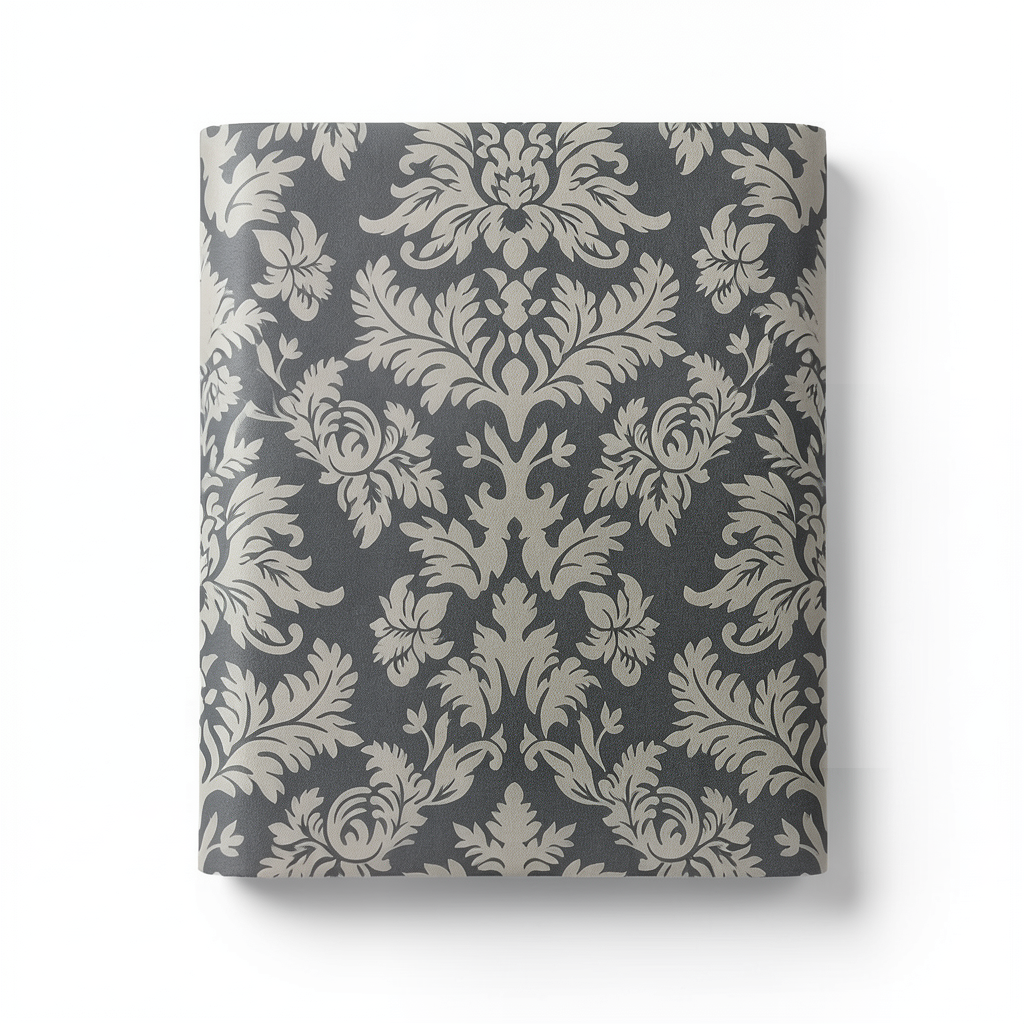 Classic Wallpaper Dark Gray, 10m x 0.53m, Model 474350
