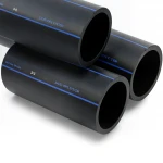 SPS HDPE Pipes   PE 100 Pressure 10 Bar Outside Diameter 160 mm Thickness 9.5 mm Color Black