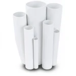 مواسير UPVC ضغط 15 بار قطر خارجي 75 مم سمك 4.8 مم لون أبيض