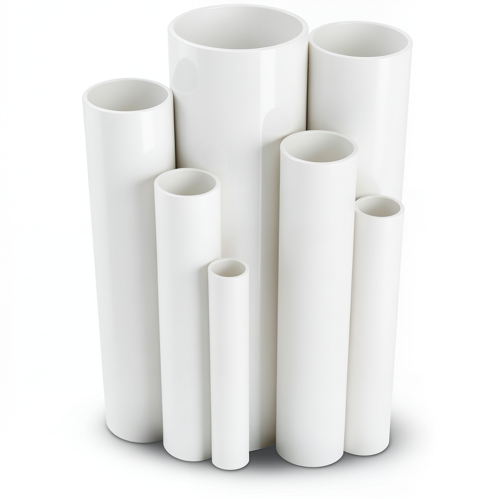 UPVC Pipes 3 Inch Nominal Pressure 9 Bar Outside Diameter 88.7 mm Thickness 3.5 mm White