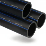 أنابيب HDPE السعودي  PE 100 ضغط 10 بار قطر خارجي 315 مم سمك 18.7 مم لون اسود