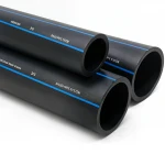 SPS HDPE Pipe PE 100 Pressure 10 Bar Outside Diameter 180 mm Thickness 10.7 mm Black Color