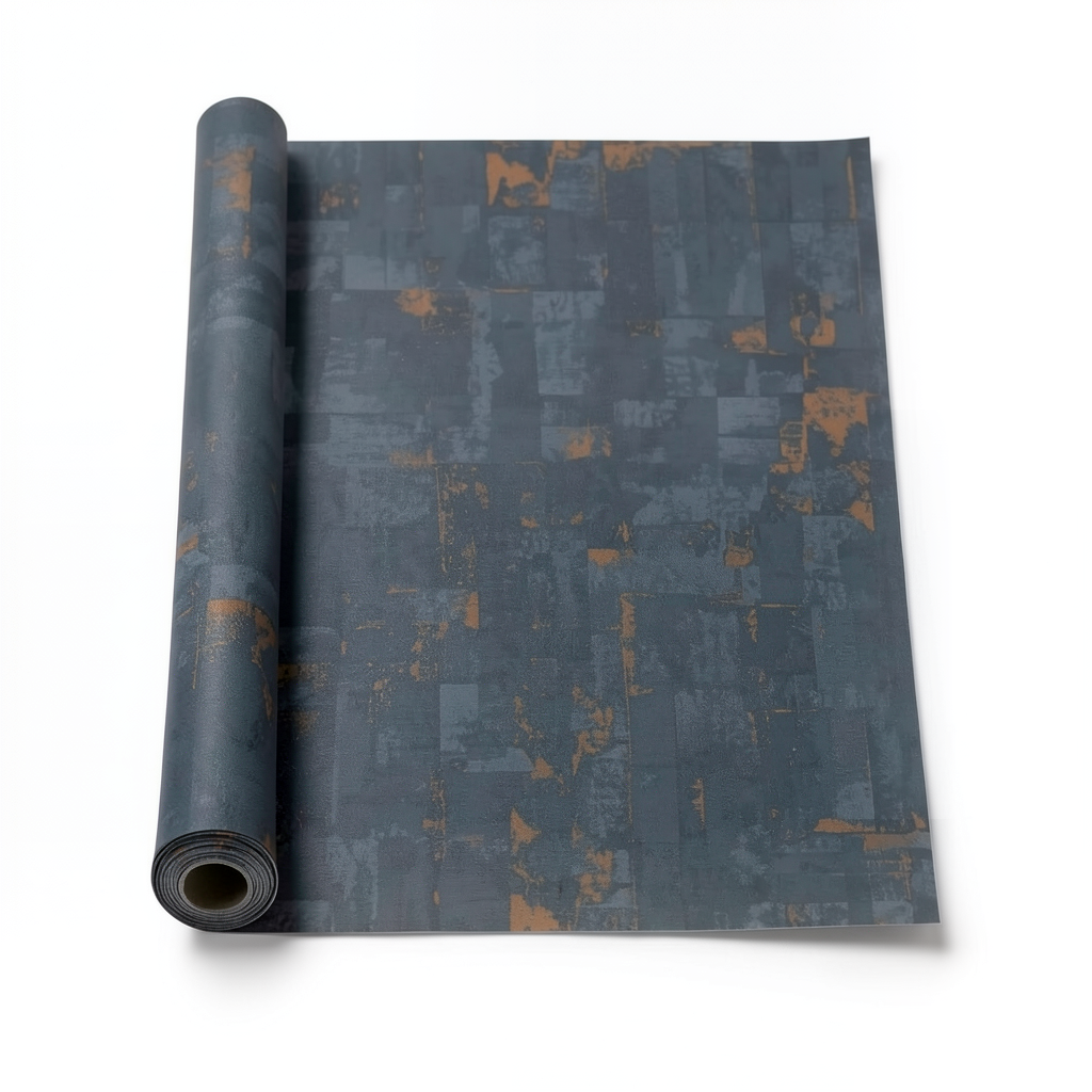 German Wall Decoration Wallpaper Dark Grey 10m x 0.53m Model 10179-08