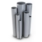 مواسير UPVC قطر خارجي 250 مم سمك 7.3 مم لون رمادي