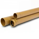 UPVC Pipes Al-Rajhi  Size   4 inch Thickness 3.2 mm Golden Brown Colour