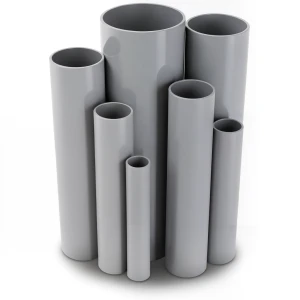 مواسير UPVC قطر خارجي 400 مم سمك 11.7 مم لون رمادي